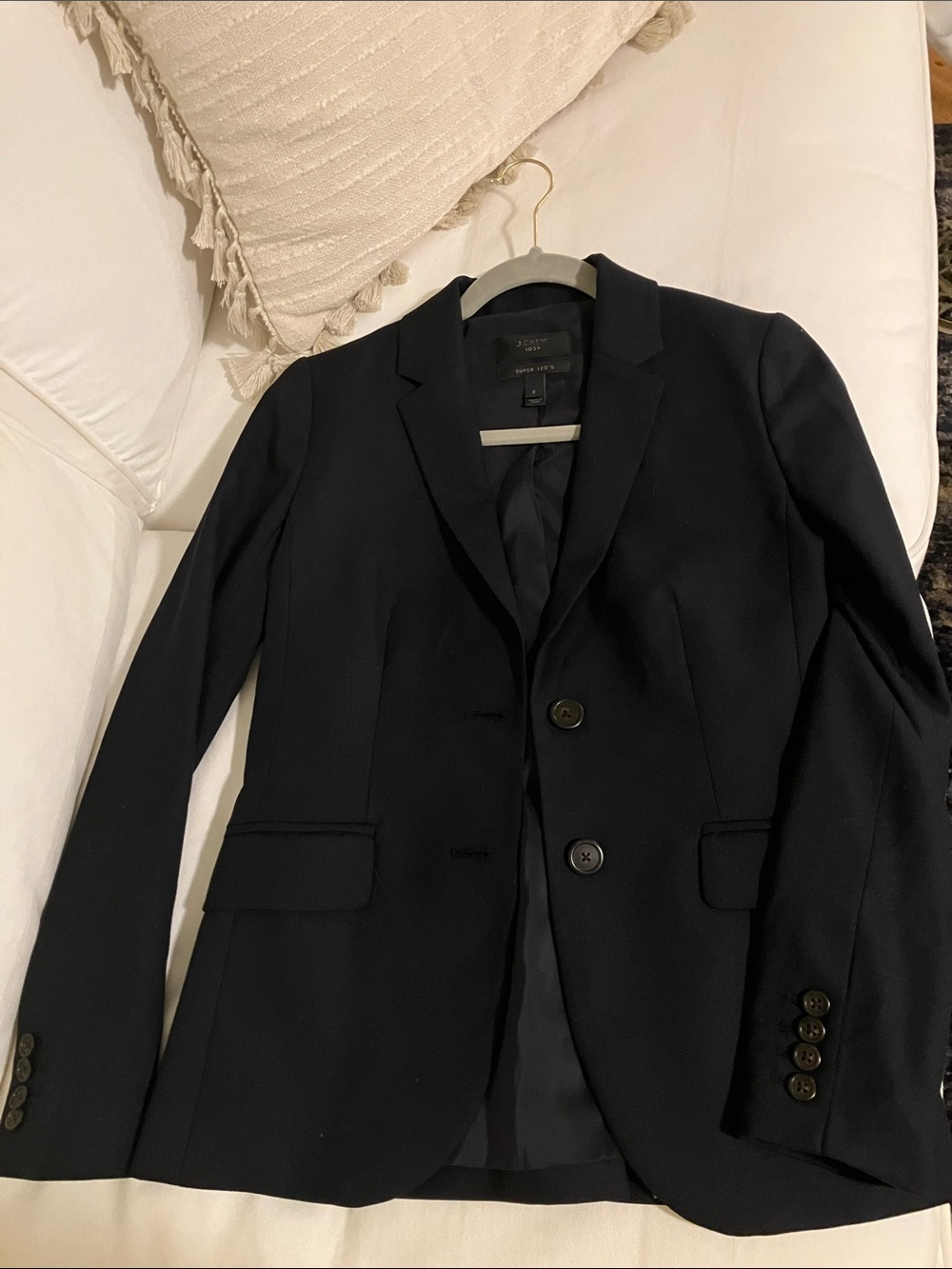 Jcrew super 20s blazer in navy